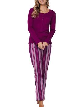 Rebelle Dames Dark Red Pajama