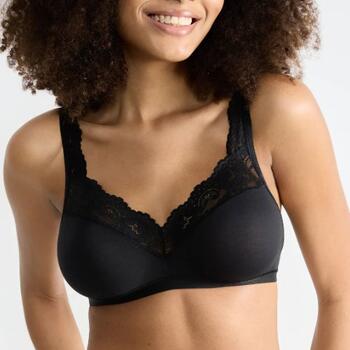 Sloggi Romance Black Non-padded bra
