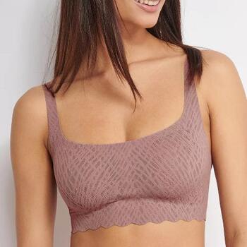 Sloggi Zero Feel Bliss Brown Wireless Bra