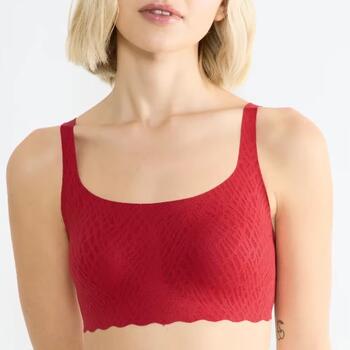 Sloggi Zero Feel Bliss Red Wireless Bra