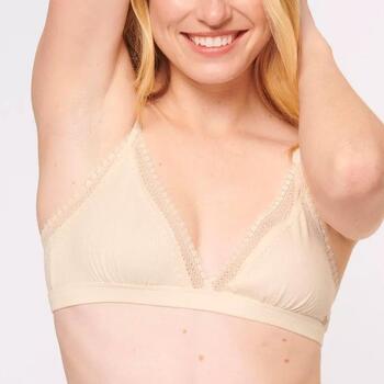 Sloggi GO Ribbed Ivory Non-padded bra