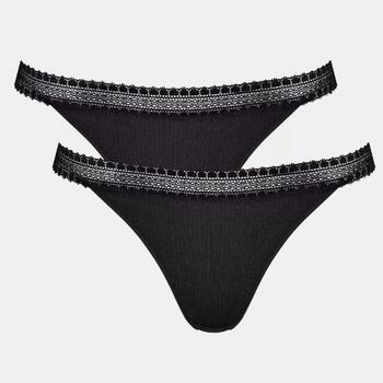 Sloggi GO Ribbed Black Brief