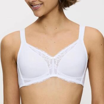 Triumph Modern Lace+Cotton White Padded Bra