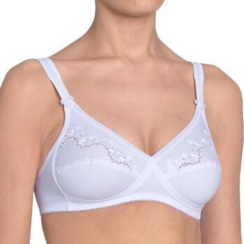 Triumph Elasti Cross + Cotton White Wireless Bra