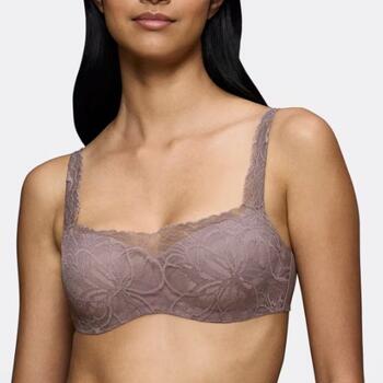 Triumph Body Make-Up Illusion Lace Grey Padded Bra