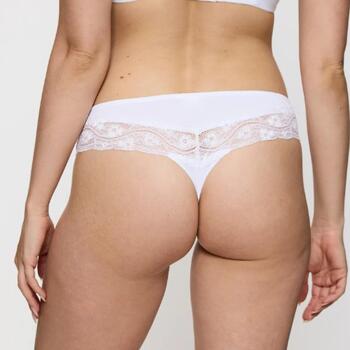 Triumph Lovely Micro White Thong