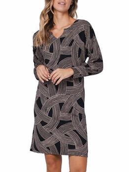 Pastunette Dames Black Nightdress