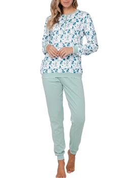 Pastunette Dames Green Pajama