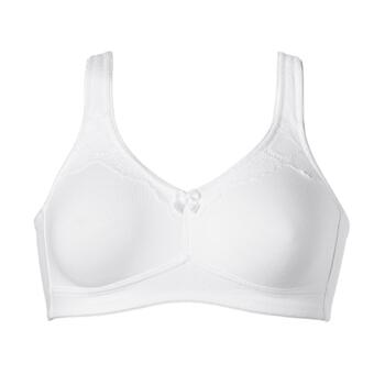 Naturana Heritage White Wireless Bra