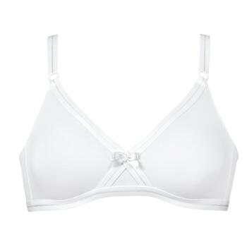 Naturana Heritage White Wireless Bra