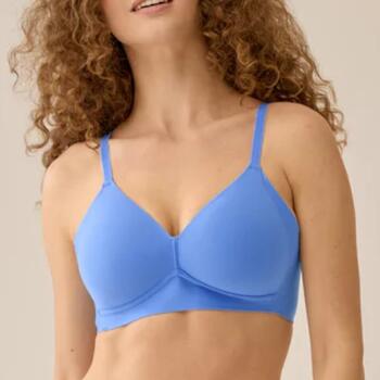 Naturana Side smoother Blue Wireless Bra