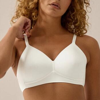 Naturana Side smoother White Wireless Bra