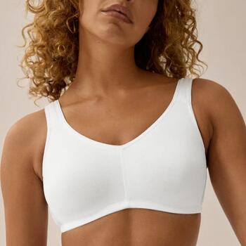 Naturana Heritage White Wireless Bra