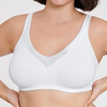 Naturana Minimizer White Wireless Bra