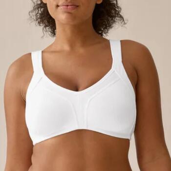 Naturana Heritage White Wireless Bra
