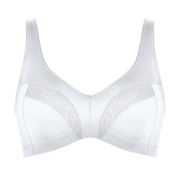 Naturana Heritage White Wireless Bra