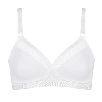 Naturana Heritage White Wireless Bra