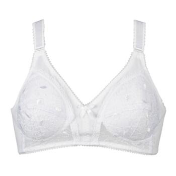 Naturana Heritage White Wireless Bra