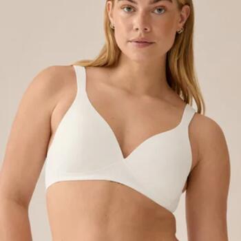 Naturana Everyday Off White Wireless Bra