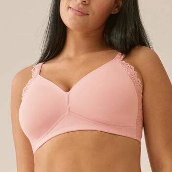Naturana Side smoother Pink Wireless Bra