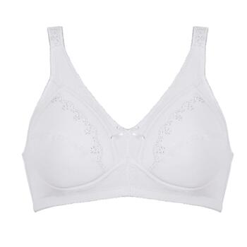 Naturana Heritage White Wireless Bra