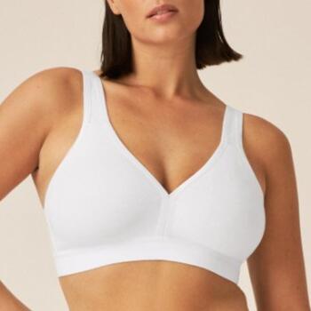 Naturana Heritage White Wireless Bra