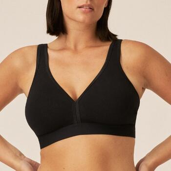 Naturana Heritage Black Wireless Bra