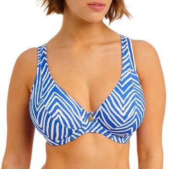 Freya Swim Fiji Falls Blue/White Padded Bikini Bra