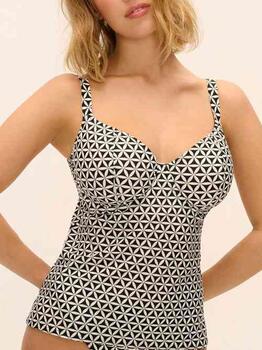 Freya Swim Koh Tao Black/White Padded Bikini Bra