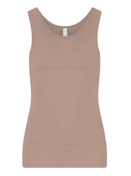 RJ Bodywear Pure Color Shape Beige Singlet