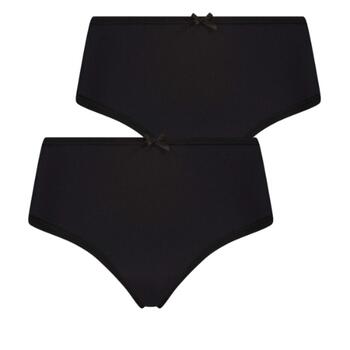 RJ Bodywear Pure Color Extra comfort Black Thong