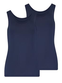RJ Bodywear Pure Color Extra comfort Navy BLue Singlet