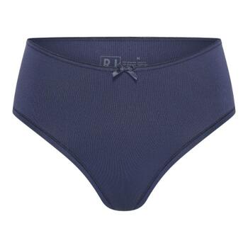 RJ Bodywear Pure Color Navy BLue Thong