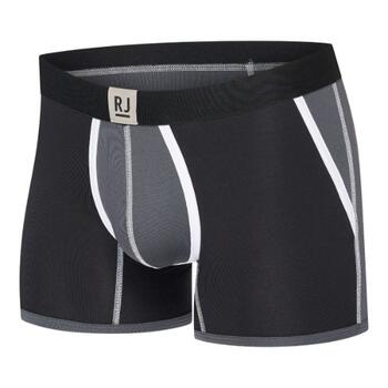 RJ Bodywear Pure Color Black Sport Boxershort