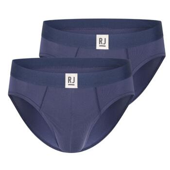 RJ Bodywear Men Pure Color  Navy BLue Sport Brief