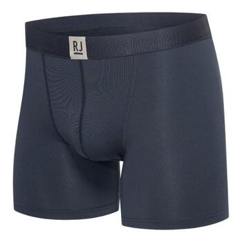 RJ Bodywear Men Pure Color  Navy BLue Sport Boxershort
