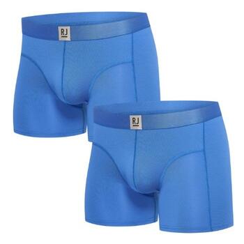 RJ Bodywear Men Pure Color  Blue Sport Boxershort