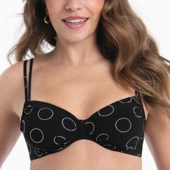 Rosa Faia Swimwear Lucia Black Padded Bikini Bra