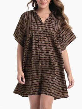 Rosa Faia Swimwear Tahiti Black Tunic