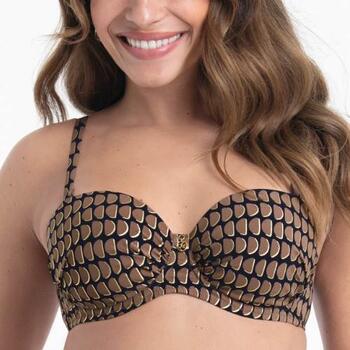 Rosa Faia Swimwear Cosima Black Padded Bikini Bra