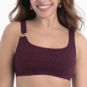 Rosa Faia Swimwear Vivien Purple Soft-Cup Bikini Bra