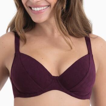 Rosa Faia Swimwear Celine Purple Padded Bikini Bra