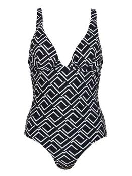 Naturana Badmode Dames White/Red Bathingsuit