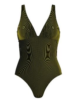 Naturana Badmode Dames Black/Yellow Bathingsuit