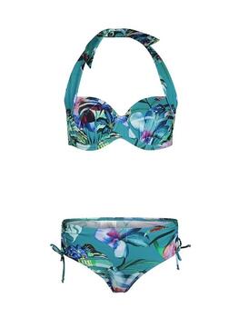Mila Paradise Green/Print Set