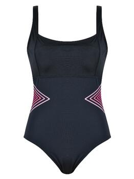 Naturana Badmode Dames Black/Pink Bathingsuit