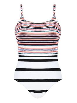 Naturana Badmode Dames White/Black Bathingsuit