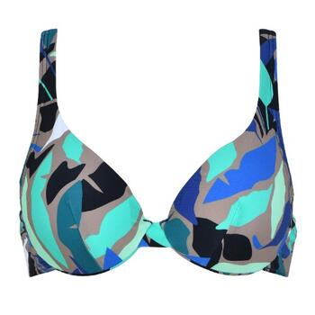 Naturana Badmode Dames Black/Khaki Padded Bikini Bra