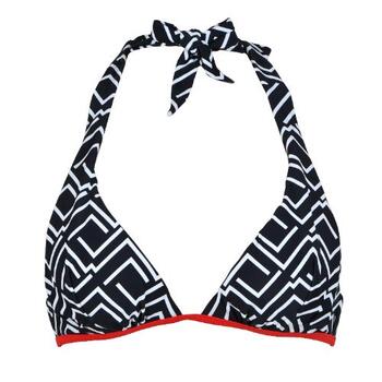 Naturana Badmode Dames Black/White Padded Bikini Bra