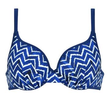 Naturana Badmode Dames Blue/White Padded Bikini Bra